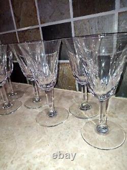 6 verres à vin cristal de Saint Louis modèle Cerdagne 14cm