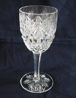 6 verres à vin cristal de St Louis modèle Florence 14,1cm signés