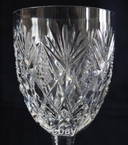 6 verres à vin cristal de St Louis modèle Florence 14,1cm signés