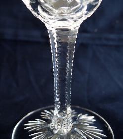 6 verres à vin cristal de St Louis modèle Florence 14,1cm signés