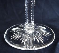 6 verres à vin cristal de St Louis modèle Florence 14,1cm signés