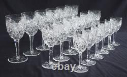 6 verres à vin cristal de St Louis modèle Florence 14,1cm signés