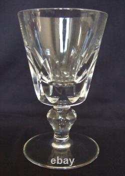 6 verres à vin cristal de St Louis modèle Jersey 11,2cm signés