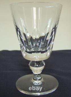 6 verres à vin cristal de St Louis modèle Jersey 11,2cm signés