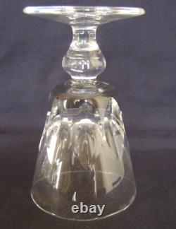 6 verres à vin cristal de St Louis modèle Jersey 11,2cm signés