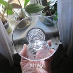 6 verres a vin cristal de saint louis modèle Massenet taillé h 13 cm