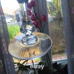 6 verres a vin cristal de saint louis signé modèle Massenet taillé h 13 cm A
