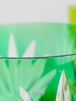 6 verres à vin du Rhin Roemer cristal Saint-Louis modèle Chantilly