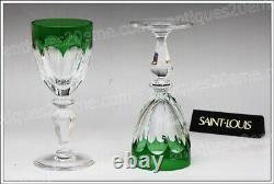 6 verres à vin du Rhin cristal de Saint Louis modèle Alexandre Roemer glasses