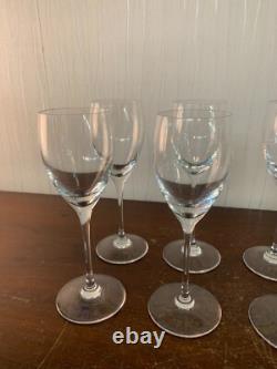 6 verres à vin en cristal de Saint Louis (prix à la pièce)