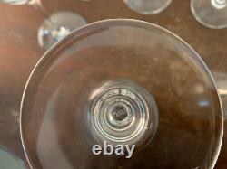 6 verres à vin en cristal de Saint Louis (prix à la pièce)