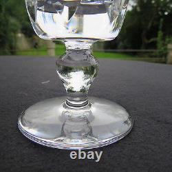 6 verres à vin en cristal de saint louis jersey pour le paquebot France H 11 cm
