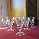 6 Verres A Vin En Cristal De Saint Louis Modèle Guernesey H 112 Cm Signé Lot 1