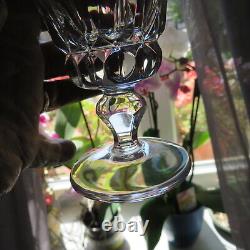 6 verres a vin en cristal de saint louis modèle Guernesey H 112 cm signé lot 1