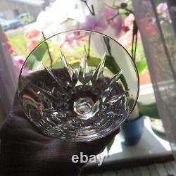 6 verres a vin en cristal de saint louis modèle Guernesey H 112 cm signé lot 1