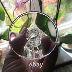6 verres a vin en cristal de saint louis modèle Guernesey H 112 cm signé lot 1