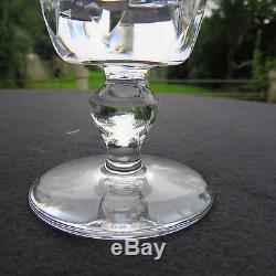 6 verres à vin en cristal de saint louis modèle jersey pour le paquebot France