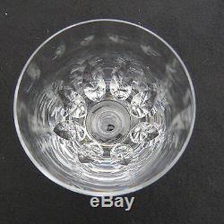 6 verres à vin en cristal de saint louis modèle jersey pour le paquebot France