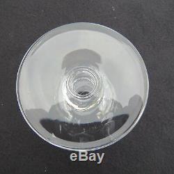 6 verres à vin en cristal de saint louis modèle jersey pour le paquebot France