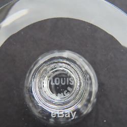 6 verres à vin en cristal de saint louis modèle jersey pour le paquebot France