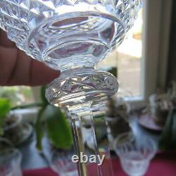 6 verres à vin en cristal de saint louis modèle tommy H 15 cm signé