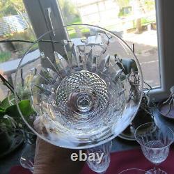 6 verres à vin en cristal de saint louis modèle tommy H 15 cm signé 1