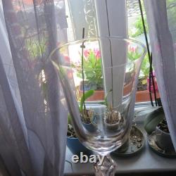 6 verres a vin en cristal saint louis modèle Lozère uni H 14 cm signée