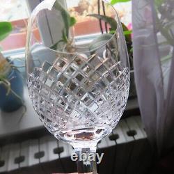 6 verres à vin en cristal saint louis modèle Roty vendôme H 12,9 cm