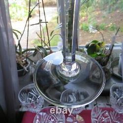 6 verres a vin en cristal saint louis modèle chantilly H 15,1 cm signé L 1