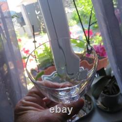 6 verres a vin en cristal saint louis modèle saint cloud H 11 cm signé