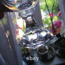 6 verres a vin en cristal saint louis modèle saint cloud H 11 cm signé