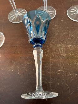 6 verres à vin modèle Camargue variante cristal de Saint Louis / prix à la pièce