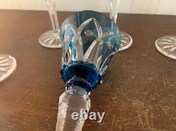 6 verres à vin modèle Camargue variante cristal de Saint Louis / prix à la pièce