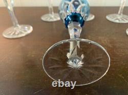 6 verres à vin modèle Camargue variante cristal de Saint Louis / prix à la pièce