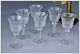 6 Verres à Vin N°4 Cristal De St Louis Tommy 15 Cm Bordeaux Wine Glasses (c)