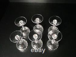 6 verres à vin porto en cristal Saint louis Modèle Massenet Metra taille 4593