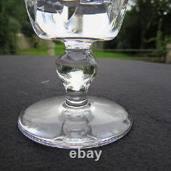 6 verres à vin rouge en cristal de saint louis jersey pour le France H 12,8 cm