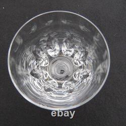 6 verres à vin rouge en cristal de saint louis jersey pour le France H 12,8 cm