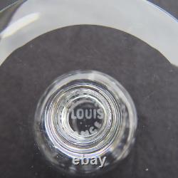 6 verres à vin rouge en cristal de saint louis jersey pour le France H 12,8 cm