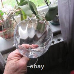 6 verres a vin rouge en cristal de saint louis modèle BARTHOLDI signé H 15,6 cm