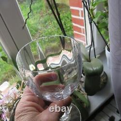 6 verres a vin rouge en cristal de saint louis modèle BARTHOLDI signé H 15,6 cm