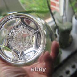 6 verres a vin rouge en cristal de saint louis modèle BARTHOLDI signé H 15,6 cm