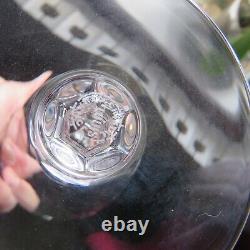 6 verres a vin rouge en cristal de saint louis modèle BARTHOLDI signé H 15,6 cm