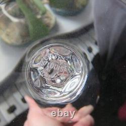 6 verres a vin rouge en cristal de saint louis modèle BARTHOLDI signé H 15,6 cm