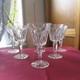 6 Verres A Vin Rouge En Cristal De Saint Louis Mod&egrave;le Camargue Sign&eacute; H 13,2 Cm