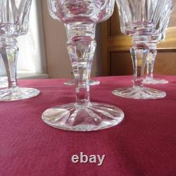6 verres a vin rouge en cristal de saint louis modèle Camargue signé H 13,2 cm