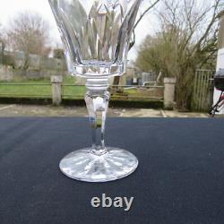 6 verres a vin rouge en cristal de saint louis modèle Camargue signé H 13,2 cm