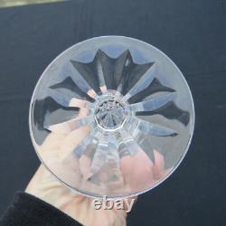 6 verres a vin rouge en cristal de saint louis modèle Camargue signé H 13,2 cm