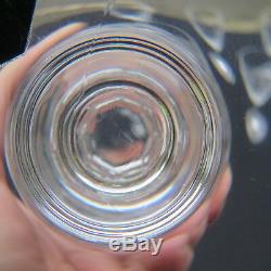 6 verres a vin rouge en cristal de saint louis modèle Massenet H 14,5 cm