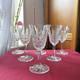 6 Verres à Vin Rouge En Cristal De Saint Louis Modèle Tarn Signé H 16 Cm /2